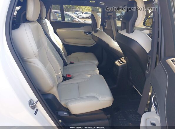 YV4BR0CM2M1750025 2021 VOLVO XC90 RECHARGE PLUG-IN HYBRID Белый Вид наклейки с VIN-кодом