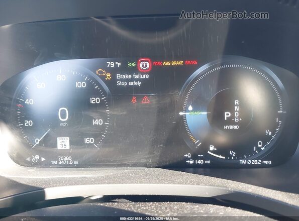 YV4BR0DL8L1554014 2020 VOLVO XC60 Silver Vista de los asientos traseros
