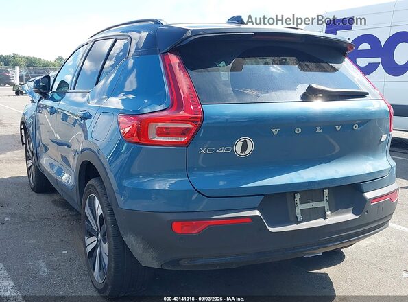 YV4ED3UL5P2093125 2023 VOLVO XC40 RECHARGE PURE ELECTRIC Blue Задня ліва чверть