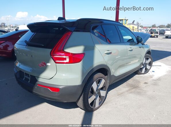 YV4ED3UMXP2967333 2023 VOLVO XC40 RECHARGE PURE ELECTRIC Gray Задня права чверть