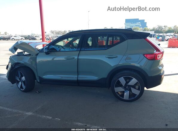 YV4ED3UMXP2967333 2023 VOLVO XC40 RECHARGE PURE ELECTRIC Gray Вид задньої частини салону