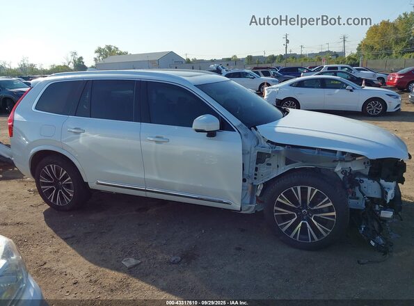 YV4H600N0P1982255 2023 VOLVO XC90 RECHARGE PLUG-IN HYBRID White Widok wnętrza 360 stopni