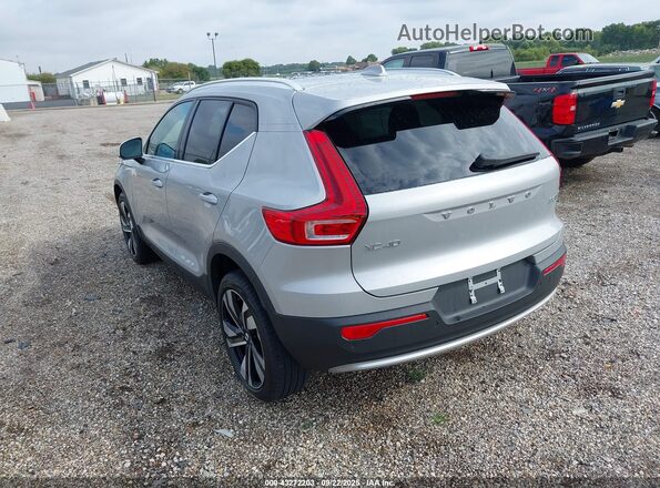 YV4L12UN9P2075643 2023 VOLVO XC40 Silver უკანა მარცხენა