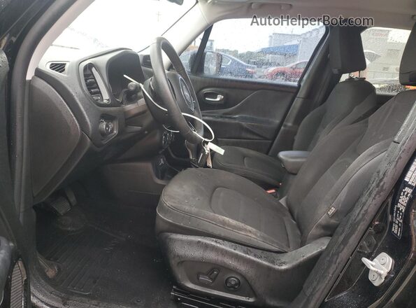 ZACCJABB6HPF53434 2017 JEEP RENEGADE Black Widok wnętrza z przodu