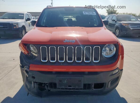 ZACCJBAB0JPJ36885 2018 JEEP RENEGADE Orange 