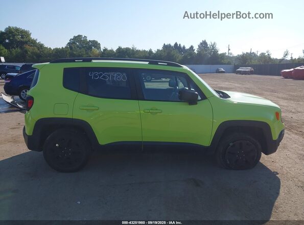 ZACCJBAB2JPH59069 2018 JEEP RENEGADE Green Սալոնի հետևի տեսք