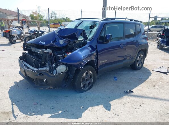 ZACCJBBW5GPC91042 2016 JEEP RENEGADE Синий Передняя левая четверть