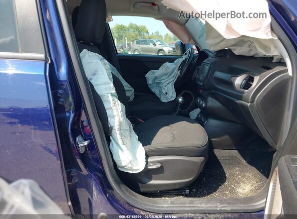 ZACCJBBW5GPC91042 2016 JEEP RENEGADE Синий Вид салона спереди