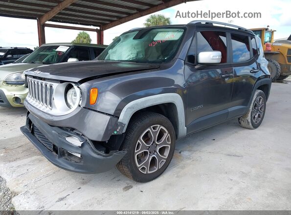 ZACCJBDB1JPG85543 2018 JEEP RENEGADE Gray 