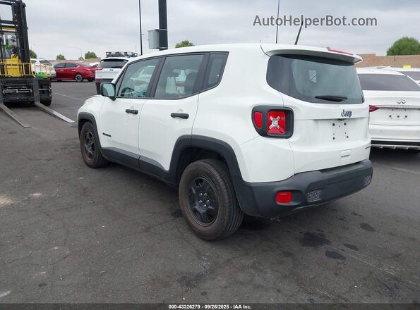 ZACNJAAB0LPL20312 2020 JEEP RENEGADE White Задня ліва чверть