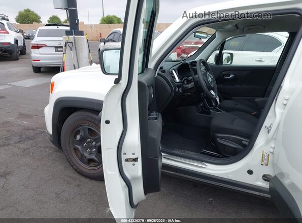 ZACNJAAB0LPL20312 2020 JEEP RENEGADE White Вид салону спереду