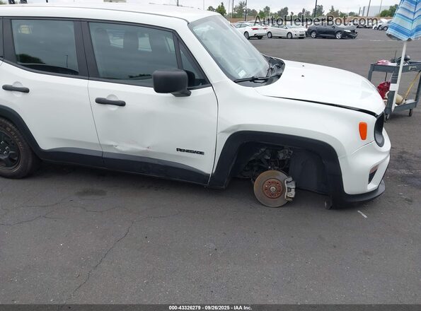 ZACNJAAB0LPL20312 2020 JEEP RENEGADE White Вид спереду