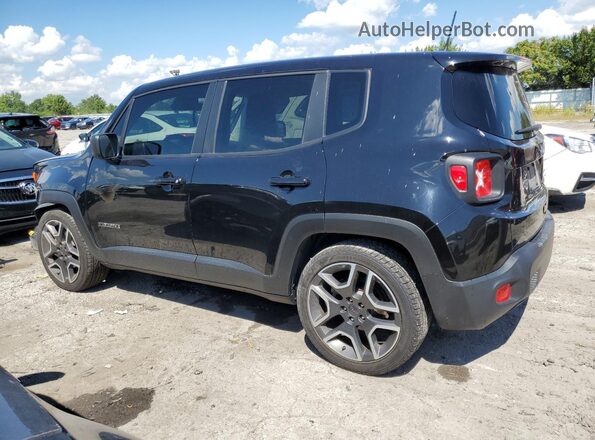 ZACNJAAB7LPL72746 2020 JEEP RENEGADE Black უკანა მარცხენა