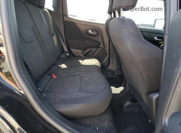 ZACNJAAB7LPL72746 2020 JEEP RENEGADE Black უკანა სალონის ხედი