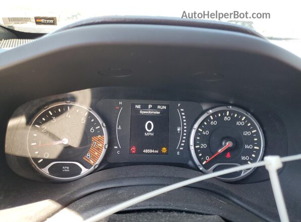 ZACNJAAB7LPL72746 2020 JEEP RENEGADE Black ხელსაწყოთა პანელის ხედი