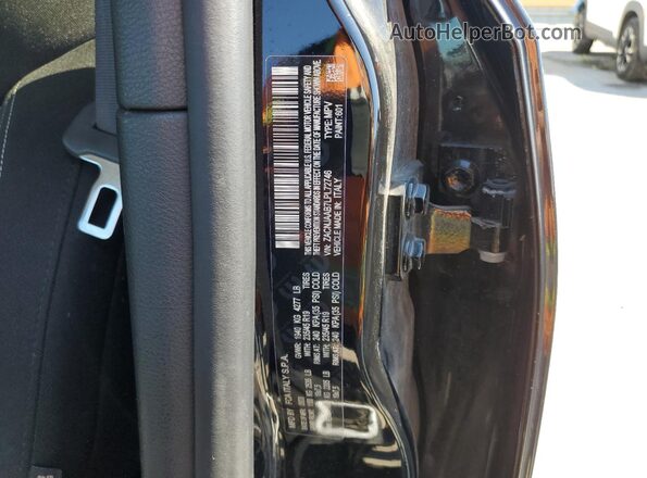 ZACNJAAB7LPL72746 2020 JEEP RENEGADE Black VIN კოდის სტიკერის ხედი