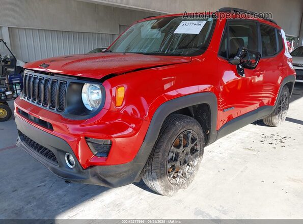 ZACNJABB1LPL03582 2020 JEEP RENEGADE Red წინა მარცხენა ხედი სამი მეოთხედიდან