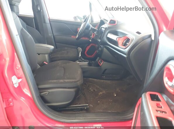 ZACNJABB1LPL03582 2020 JEEP RENEGADE Red წინა სალონის ხედი