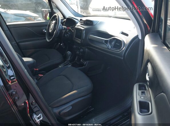 ZACNJABB3LPL66540 2020 JEEP RENEGADE Black Widok wnętrza z przodu