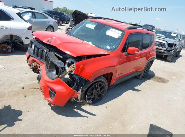ZACNJABB3LPL92152 2020 JEEP RENEGADE Orange Առջևի ձախ երեք քառորդ տեսարան