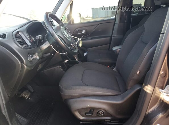 ZACNJABB8LPL12103 2020 JEEP RENEGADE Charcoal Front interior view