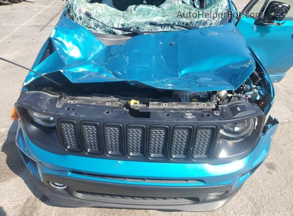 ZACNJABB8LPL63617 2020 JEEP RENEGADE Teal Rear interior view