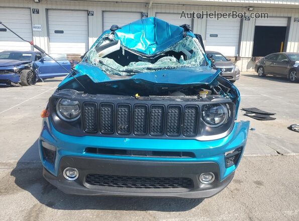 ZACNJABB8LPL63617 2020 JEEP RENEGADE Teal Front view