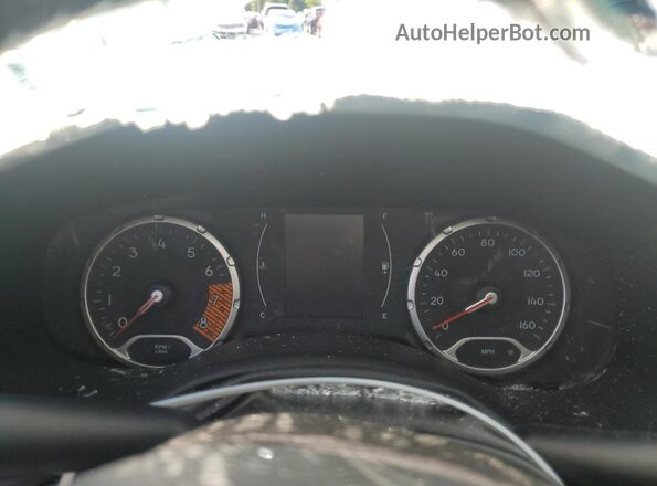 ZACNJABB8LPL63617 2020 JEEP RENEGADE Teal Instrument cluster view