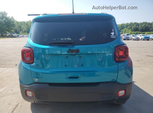 ZACNJABB8LPL63617 2020 JEEP RENEGADE Teal Rear view