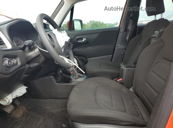 ZACNJABB9LPL86680 2020 JEEP RENEGADE Orange Widok wnętrza z przodu