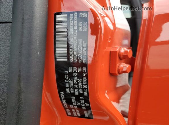 ZACNJABB9LPL86680 2020 JEEP RENEGADE Orange Widok komory silnika