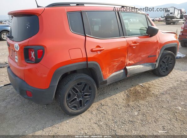 ZACNJBAB1LPL92531 2020 JEEP RENEGADE Orange Rear right