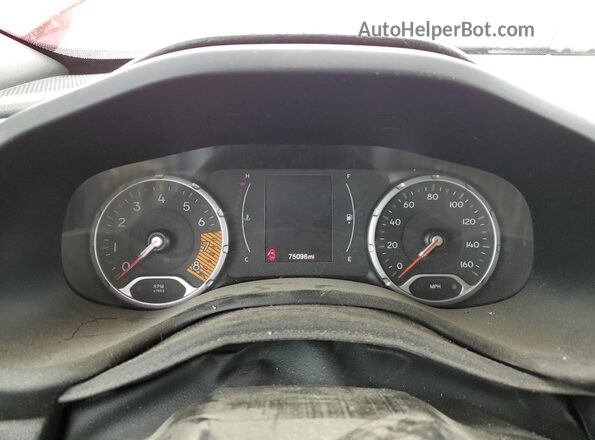 ZACNJBAB1LPL95557 2020 JEEP RENEGADE Red Սարքավորումների վահանակի տեսք