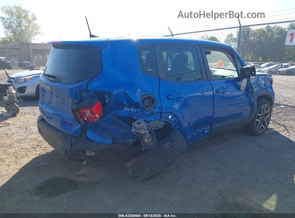 ZACNJBAB1LPM06153 2020 JEEP RENEGADE Blue Front view