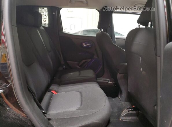 ZACNJBAB8LPL07006 2020 JEEP RENEGADE Black Widok tylnych siedzeń