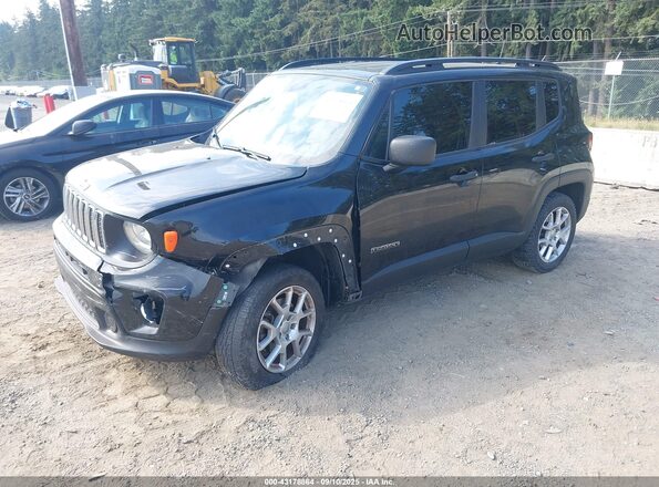 ZACNJBAB8LPL45626 2020 JEEP RENEGADE Black Front left