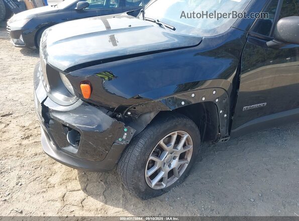 ZACNJBAB8LPL45626 2020 JEEP RENEGADE Black Front view