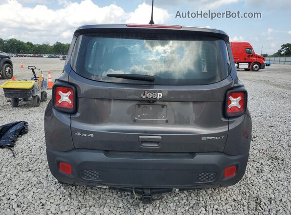 ZACNJBAB8LPL59560 2020 JEEP RENEGADE Gray Հետևի տեսք