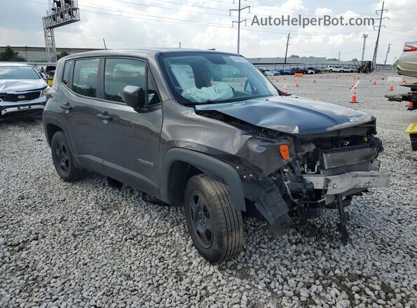 ZACNJBAB8LPL59560 2020 JEEP RENEGADE Gray Առջևի աջ