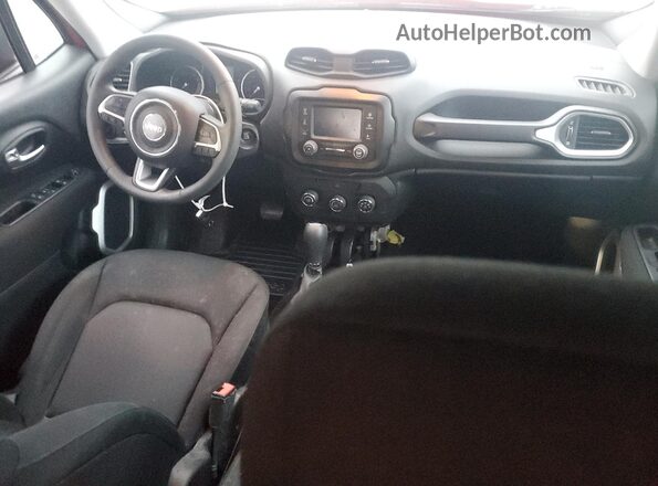 ZACNJBABXLPL53226 2020 JEEP RENEGADE Red Vista del salpicadero
