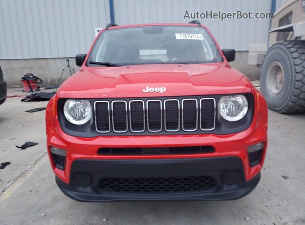 ZACNJBABXLPL53226 2020 JEEP RENEGADE Red Vista frontal