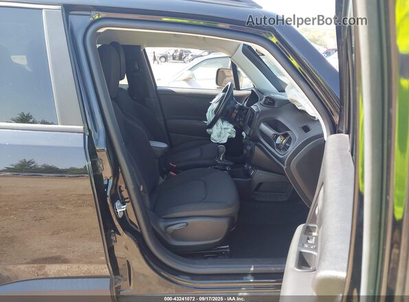 ZACNJBBB2LPL68138 2020 JEEP RENEGADE Black წინა სალონის ხედი