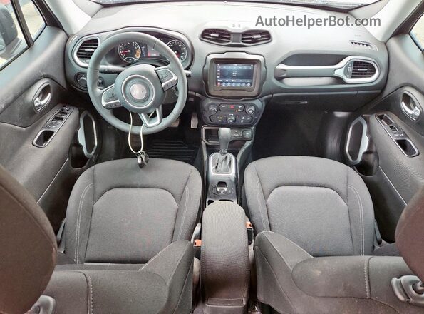 ZACNJCAB5MPM72552 2021 JEEP RENEGADE Black Առջևի վահանակի տեսք
