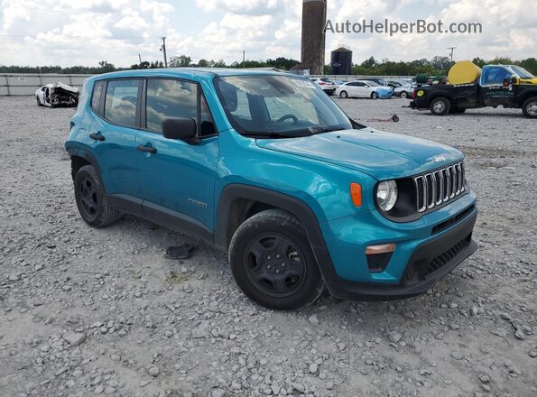 ZACNJCAB9MPM30059 2021 JEEP RENEGADE Синий Передняя правая четверть