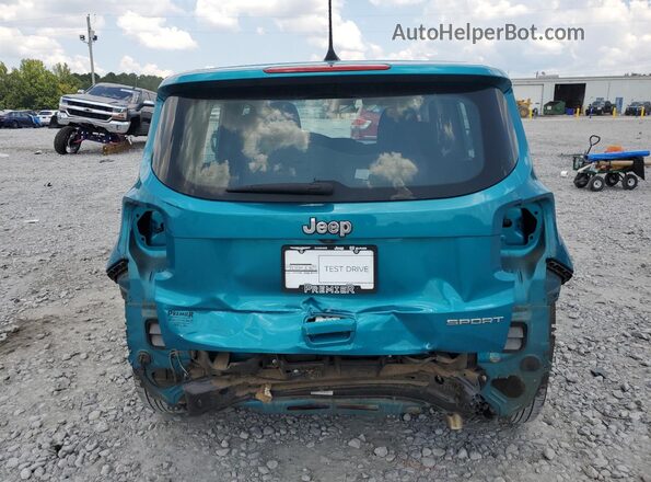 ZACNJCAB9MPM30059 2021 JEEP RENEGADE Синий Вид сзади