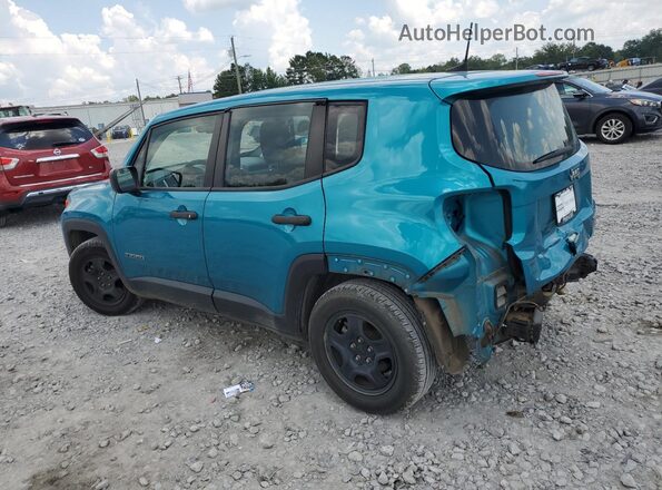 ZACNJCAB9MPM30059 2021 JEEP RENEGADE Синий Задняя левая четверть