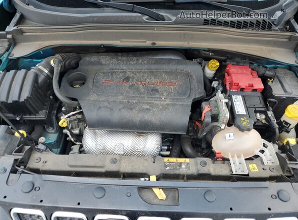 ZACNJCAB9MPM30059 2021 JEEP RENEGADE Синий Вид задней части салона