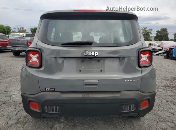 ZACNJCAB9MPM78676 2021 JEEP RENEGADE Gray Вид ззаду