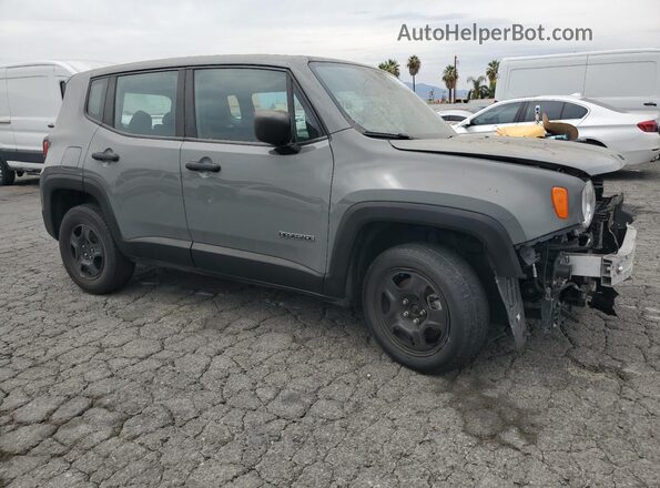 ZACNJCAB9MPM78676 2021 JEEP RENEGADE Gray Передня права чверть
