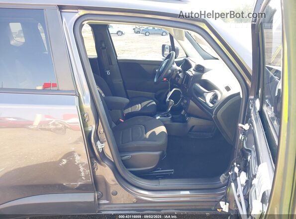 ZACNJCBB7MPM80084 2021 JEEP RENEGADE Gray Widok wnętrza z przodu
